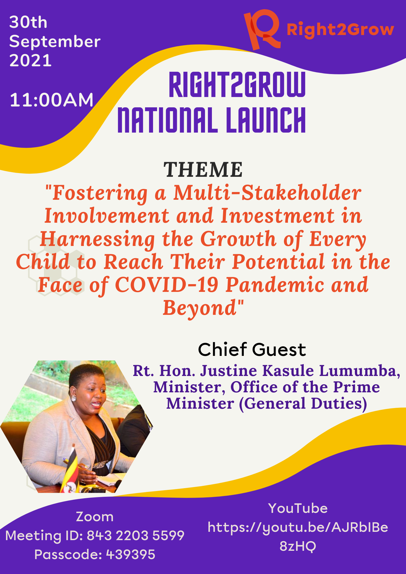 R2G Launch - Invitation 30 Sep 2021 R2G Launch - Invitation 30 Sep 2021